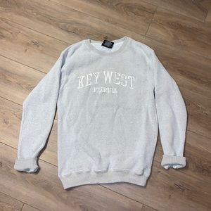 Key West oversized knitted crew neck